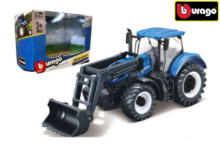 Obrázek z Traktor Bburago s přední lžící 1:43 